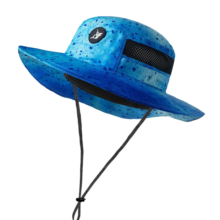 Bob Marlin bucket hat blue